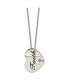 ფოტო #2 პროდუქტის and Enameled FAITH Heart Cross Cut out Pendant Cable Chain