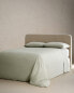 Фото #6 товара Cotton and linen fitted sheet