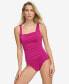 Фото #1 товара Pleated One-Piece Swimsuit,Created for Macy's