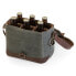 Фото #19 товара Legacy® by Khaki Green & Brown Beer Caddy Cooler Tote with Opener