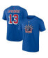 Фото #1 товара Men's Alexis Lafreniere Royal New York Rangers Special Edition 2.0 Name and Number T-shirt