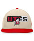 Men's Khaki Utah Utes Goalaso Snapback Hat