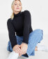 ფოტო #2 პროდუქტის Women's Modal Long Sleeve Turtleneck, Created for Macy's