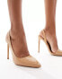 Simmi London Cary heeled shoe in beige Бежевый, 39 - фото #3