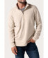 ფოტო #1 პროდუქტის Horizon Men's Long Sleeve Half Zip Pullover Sweater