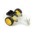 Chassis Rectangle 2WD 2-wheel robot chassis with DC Motor Drive