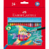 Фото #1 товара Акварельные цветные карандаши Faber-Castell 114425 Разноцветный 24 Предметы