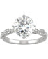 ფოტო #1 პროდუქტის Moissanite Twist Engagement Ring (2-1/3 ct. t.w. DEW) in 14k White Gold