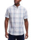 Фото #2 товара Men's Short Sleeve Plaid Shirt