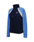 Women's Navy, Light Blue Tennessee Titans Confetti Raglan Full-Zip Track Jacket