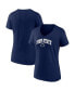 ფოტო #1 პროდუქტის Women's Navy Penn State Nittany Lions Evergreen Campus V-Neck T-shirt