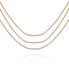 ფოტო #1 პროდუქტის Gold-Tone Multi Layered Necklace