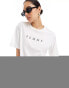 Фото #1 товара Selected Femme oversized t-shirt with Femme chest print in white