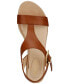 ფოტო #4 პროდუქტის Women's Card Wedge Espadrille Sandals