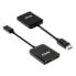 Фото #3 товара Club 3D MST hub DisplayPort™ 1.4 to DisplayPort™ + HDMI™ 4K60Hz M/F - 1 m - DisplayPort - HDMI + DisplayPort - Male - Female - Straight