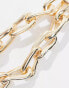 Фото #3 товара ASOS DESIGN necklace with large curb chain design in gold tone