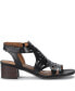 Фото #2 товара Women's Velvet Block Heel Sandals