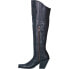 Dan Post Boots Jilted Embroidery Snip Toe Cowboy Womens Black Dress Boots DP37 9.5 - фото #3