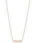 Фото #1 товара Fossil lane Stainless Steel Bar Chain Necklace