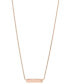 ფოტო #1 პროდუქტის Lane Stainless Steel Bar Chain Necklace