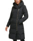 Фото #1 товара Women's Signature Asymmetrical Pillow-Collar Down Puffer Coat