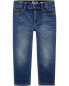 Фото #2 товара Baby Dark Blue Wash Straight-Leg Jeans 6M