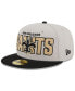 Фото #4 товара Men's Stone, Black New Orleans Saints 2023 NFL Draft On Stage 59FIFTY Fitted Hat