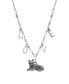 Фото #1 товара 2028 cat with Love Initials Necklace