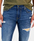 Фото #5 товара Men's Finnley Slim Fit Tapered Ripped Jeans