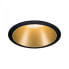 Фото #1 товара PAULMANN Cole - Recessed lighting spot - GU10 - 1 bulb(s) - LED - 10 W - Black - Gold