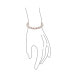 Фото #2 товара Set of 3 Light Pink Simulated Pearl Stackable Strand Stretch Bracelet For Women White Crystal Rondelle Spacer Silver Plated Brass