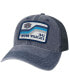 Фото #2 товара Men's Navy Villanova Wildcats Sun and Bars Dashboard Trucker Snapback Hat
