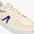 Фото #6 товара Lacoste L004 223 4 CMA Mens Beige Leather Lifestyle Sneakers Shoes 10.5