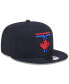 ფოტო #2 პროდუქტის Men's Navy Toronto Blue Jays 2024 City Connect 9FIFTY Snapback Hat