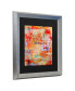 Фото #2 товара Pat Saunders-White Odessy Matted Framed Art - 27" x 33"