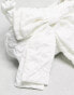 Фото #3 товара True Decadence bow detail grab bag in white satin