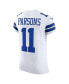 ფოტო #3 პროდუქტის Men's Micah Parsons White Dallas Cowboys Vapor F.U.S.E. Elite Jersey