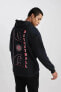 B3886AX/BK34 Defacto Erkek Sweat BLACK