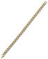 ფოტო #3 პროდუქტის Men's Two-Tone Watch Link Chain Bracelet in Stainless Steel & Gold-Tone Ion-Plate