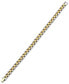 Фото #3 товара Men's Two-Tone Watch Link Chain Bracelet in Stainless Steel & Gold-Tone Ion-Plate