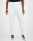 Фото #3 товара Plus Size Bengaline Skinny Pants, Created for Macy's