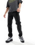 Weekday Barrel relaxed fit tapered jeans in tuned black Черный, W30 L32 - фото #1