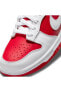 Синие детские кеды для мальчиков Nike Dunk Low Gs Çocuk Sneaker Ayakkabı white red, 39 - фото #6