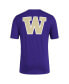 Men's Purple Washington Huskies Reverse Retro Baseball 2 Hit T-Shirt