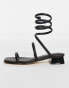 Фото #8 товара ALDO Spinna wrap around sandals in black