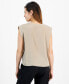 ფოტო #2 პროდუქტის Petite Sleeveless Charmeuse Tee