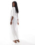 Фото #2 товара Threadbare maxi beach cover up in white