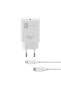 Фото #1 товара Cellularline USB-C Charger Kit 20W - USB-C to Lightning - iPhone 8 or later 20W USB-C mains charger for charging the iPhone 8 and later models with a USB-C to Lightning cable at maximum speed White - Outdoor - 1 m - White