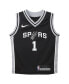Фото #3 товара Футболка для малышей Nike Victor Wembanyama черная - San Antonio Spurs(Player Jersey - Icon Edition)
