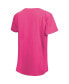 Фото #1 товара Big Girls Pink Kansas City Royals Jersey Stars V-Neck T-shirt